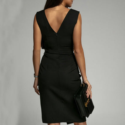 Robe Chic Slim Taille Haute